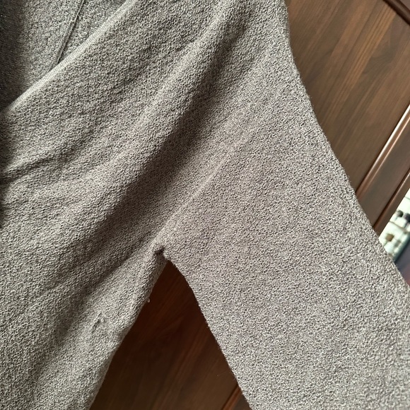 Eileen Fisher wrap v neck sweater in gray size L - Italian yarn - Picture 3 of 7